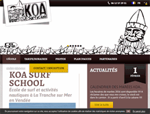 Tablet Screenshot of koasurfschool.com